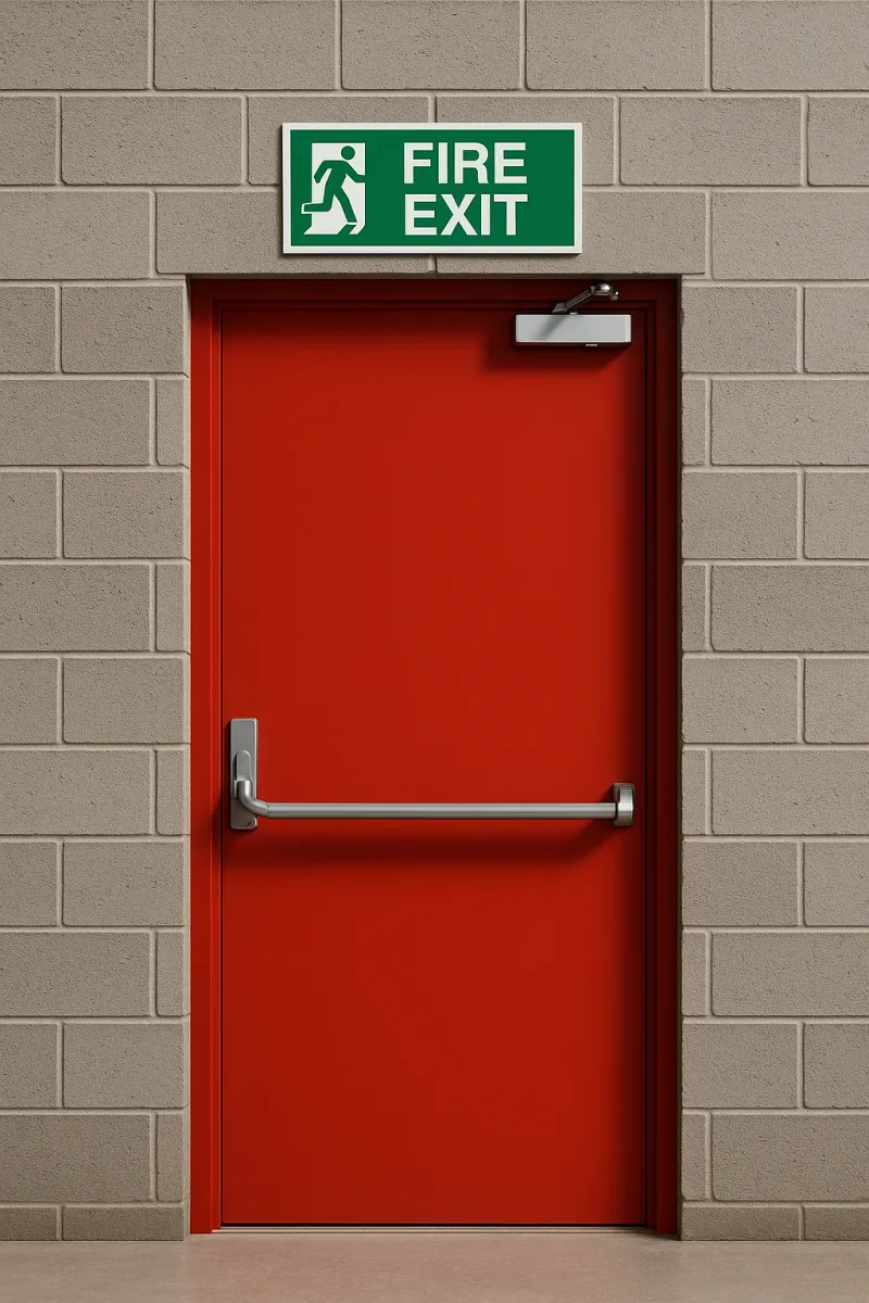 fire exits - professional steel doors available in Chester from UK manufacturers